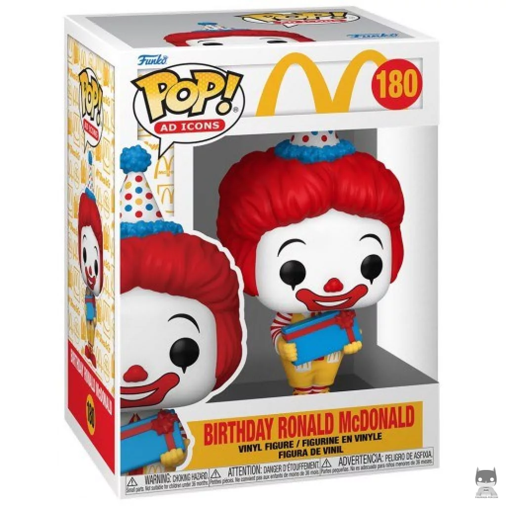 Figurine Funko POP Ronald McDonald Anniversaire avec boîte
