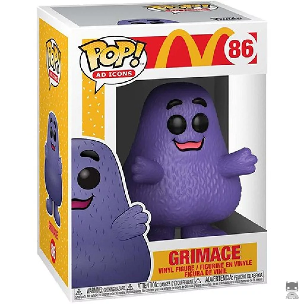 Figurine Funko POP Grimace avec boîte