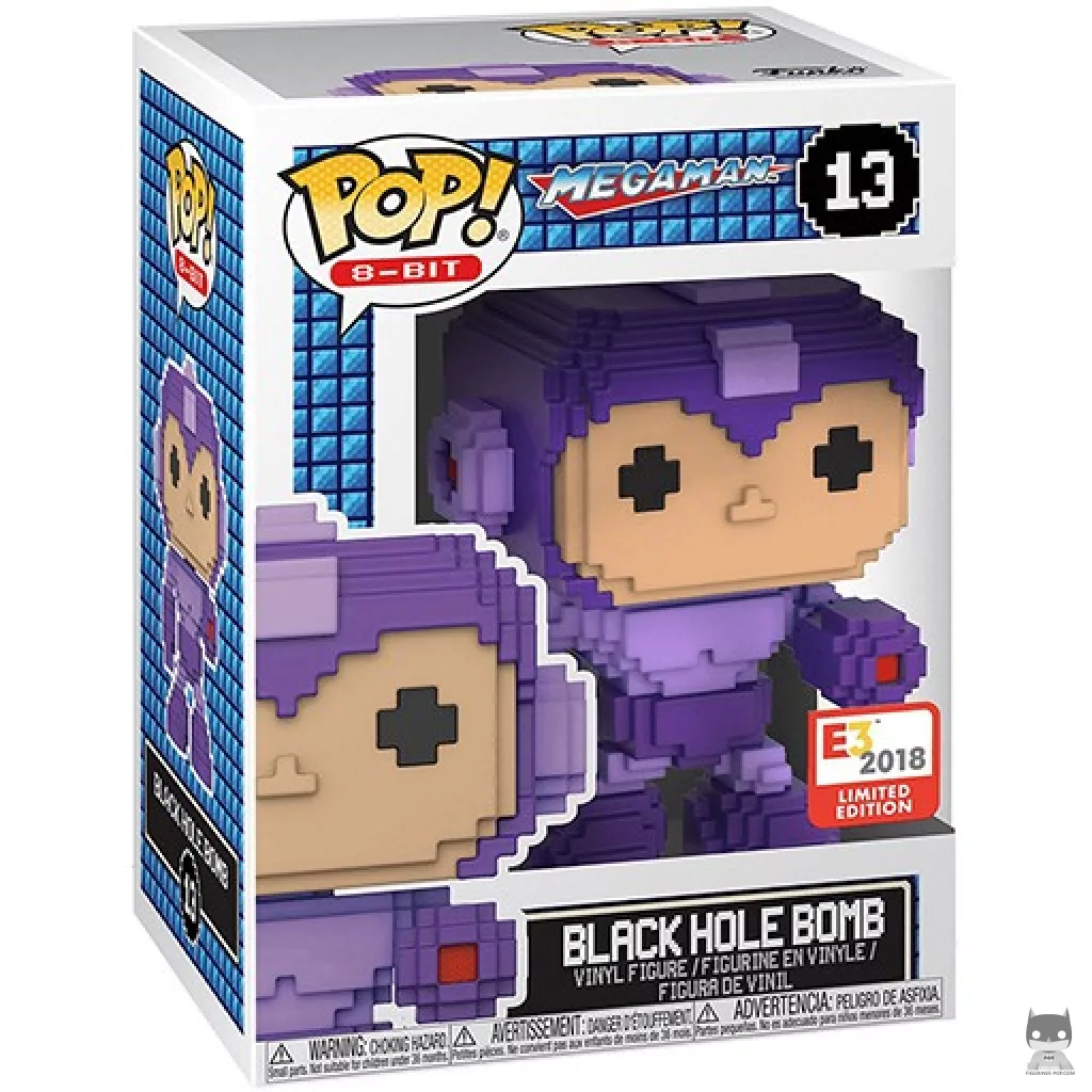 Figurine Funko POP Mega Man (Black Hole Bomb) avec boîte