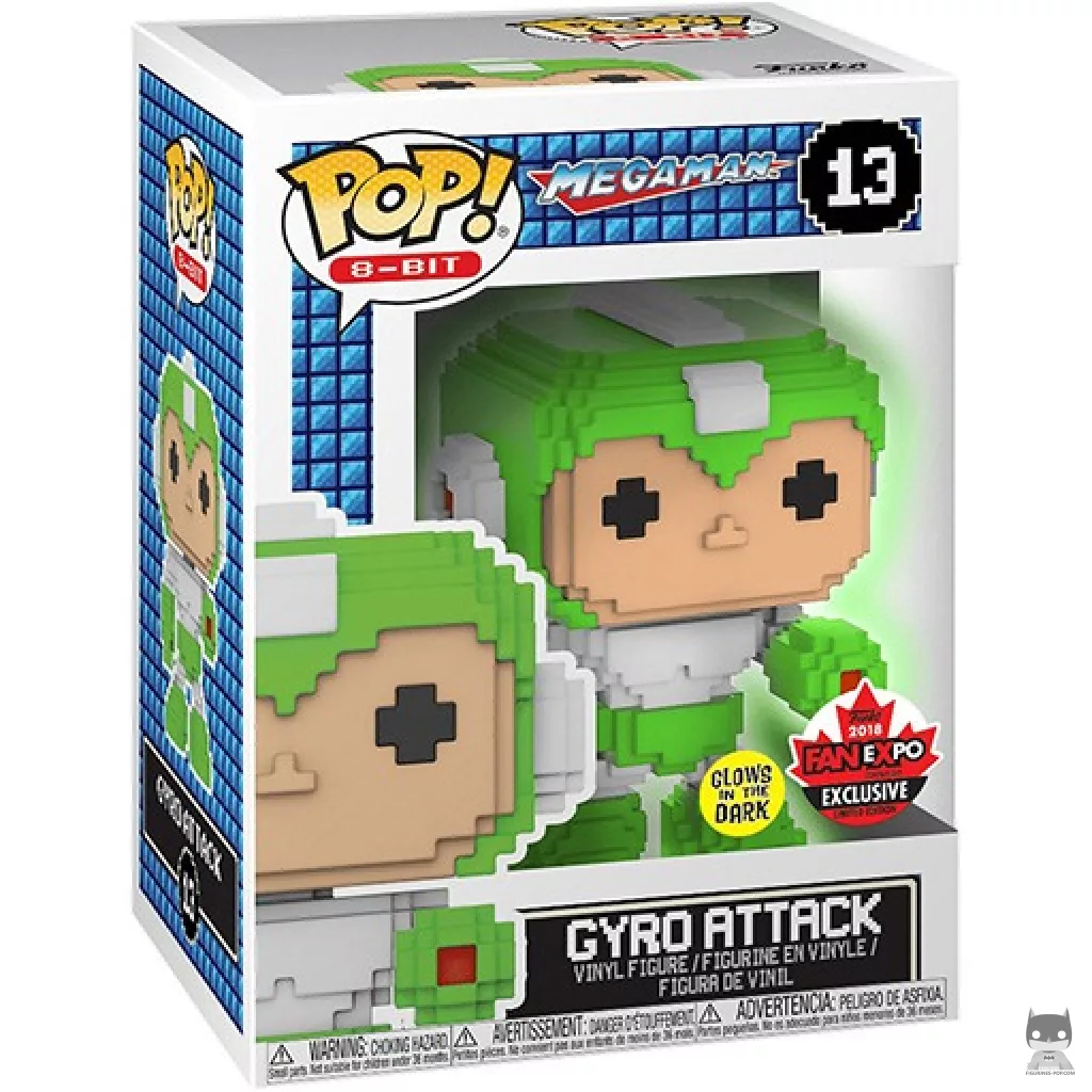 Figurine Funko POP Mega Man (Gyro Attack) avec boîte