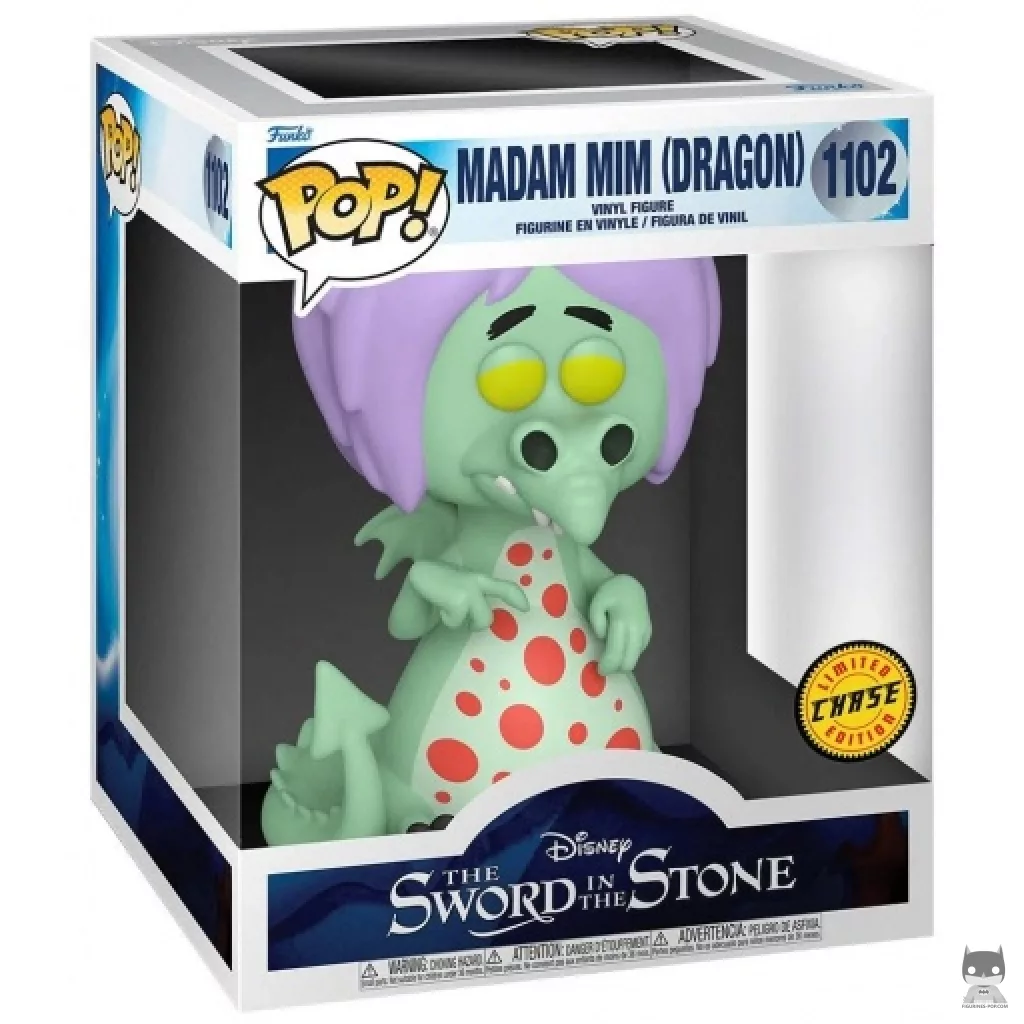 Figurine Funko POP Madame Mim Dragon (Supersized & Chase) avec boîte