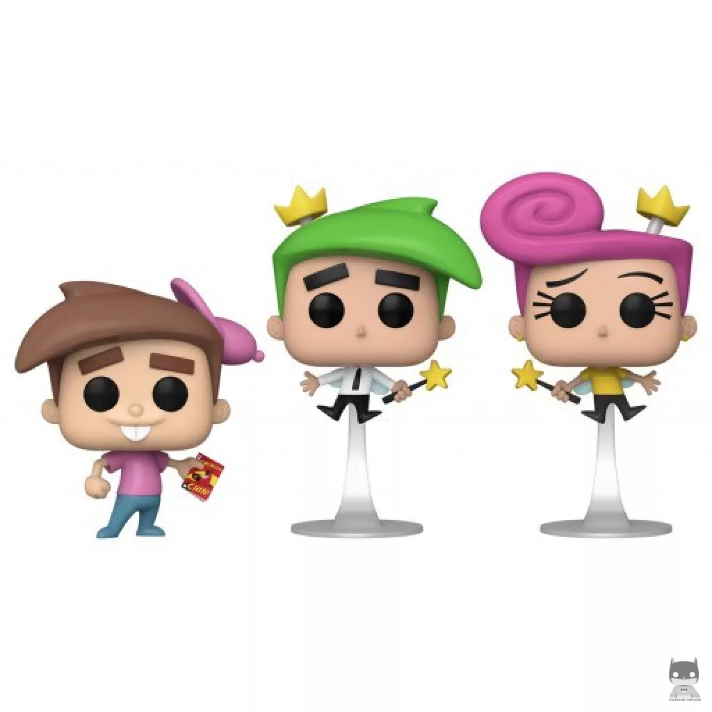 Figurine Funko POP Timmy Turner, Wanda & Cosmo (Mes Parrains sont Magiques)