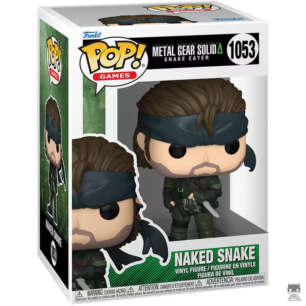 Figurine Funko POP Naked Snake avec boîte