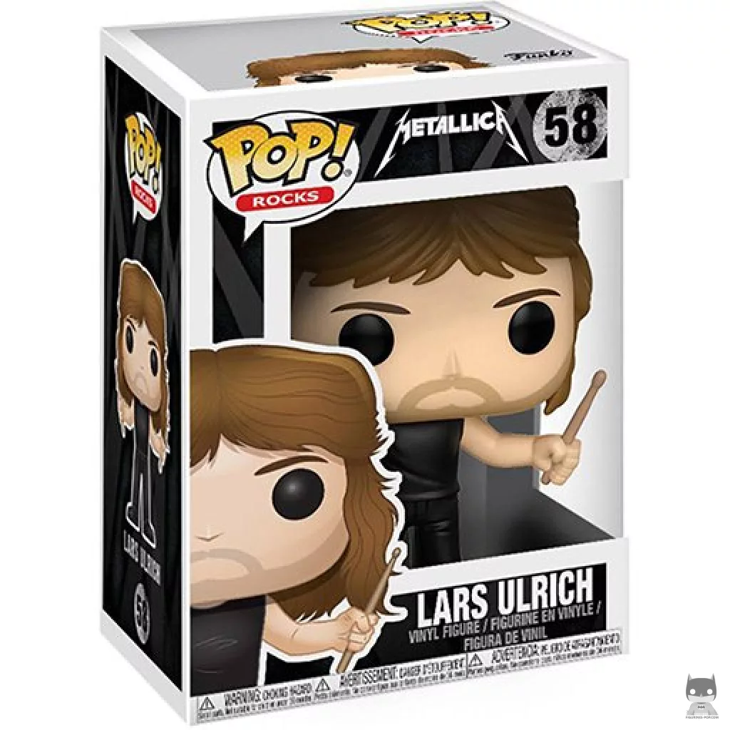 Figurine Funko POP Lars Ulrich avec boîte
