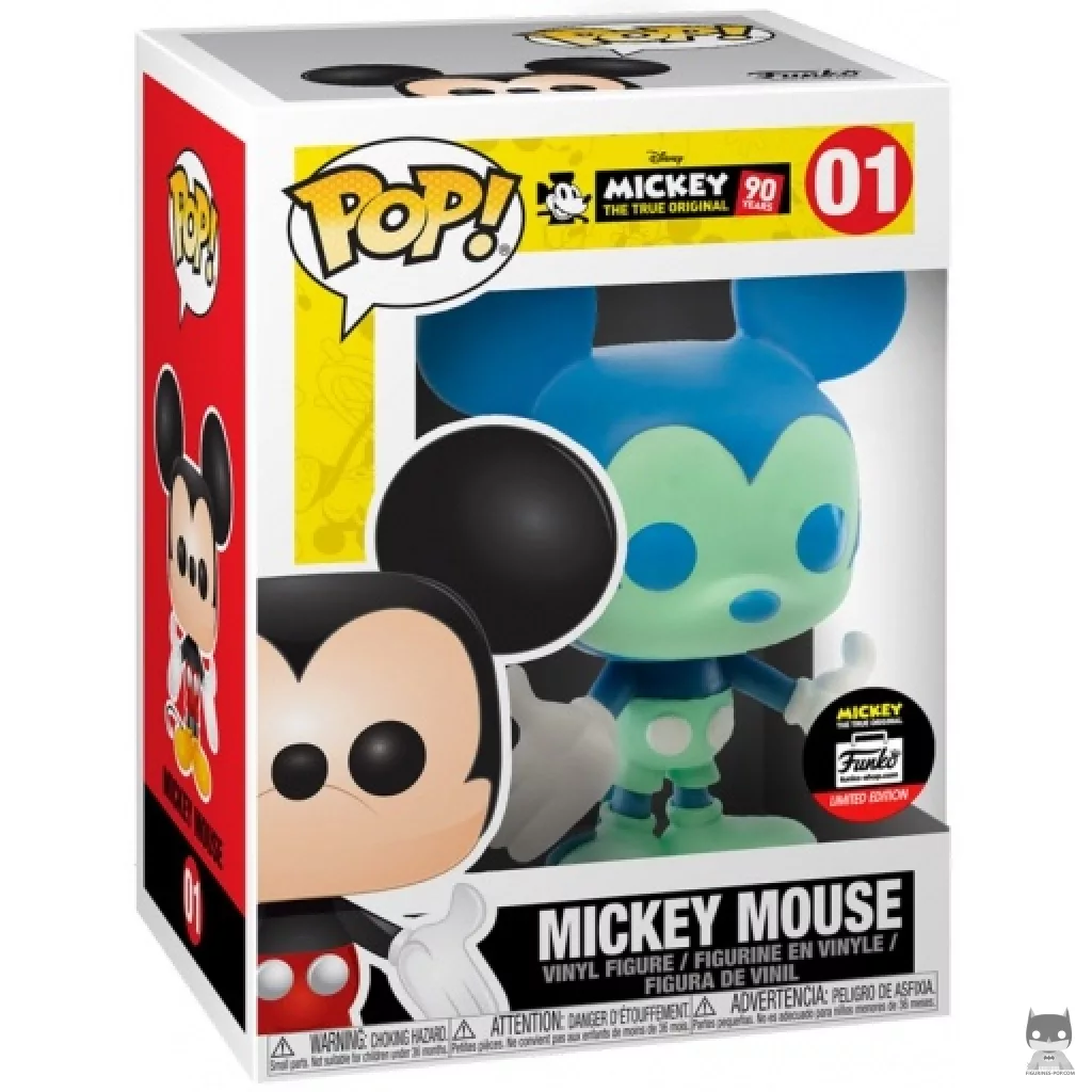 Figurine Funko POP Mickey Mouse (Bleu & Vert) avec boîte