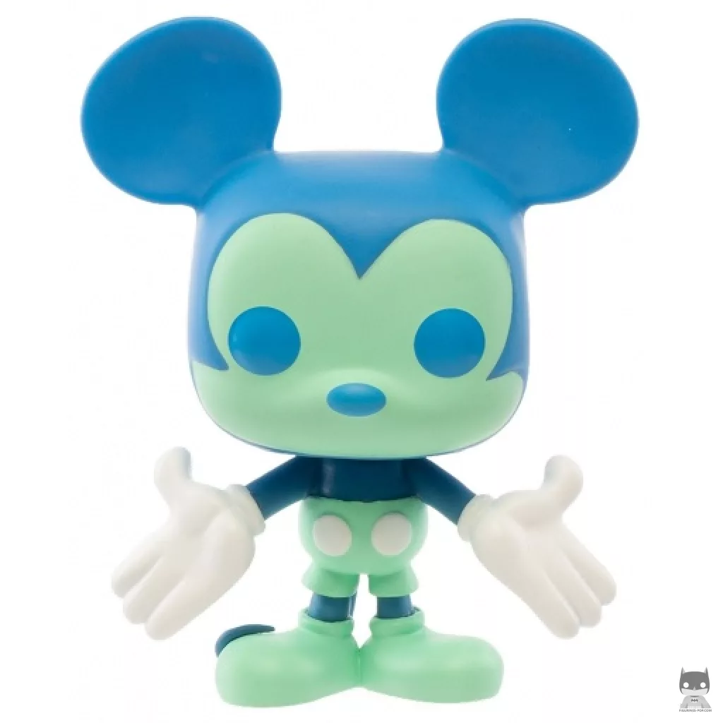 Figurine Funko POP Mickey Mouse (Bleu & Vert) (Mickey Mouse 90 Ans)