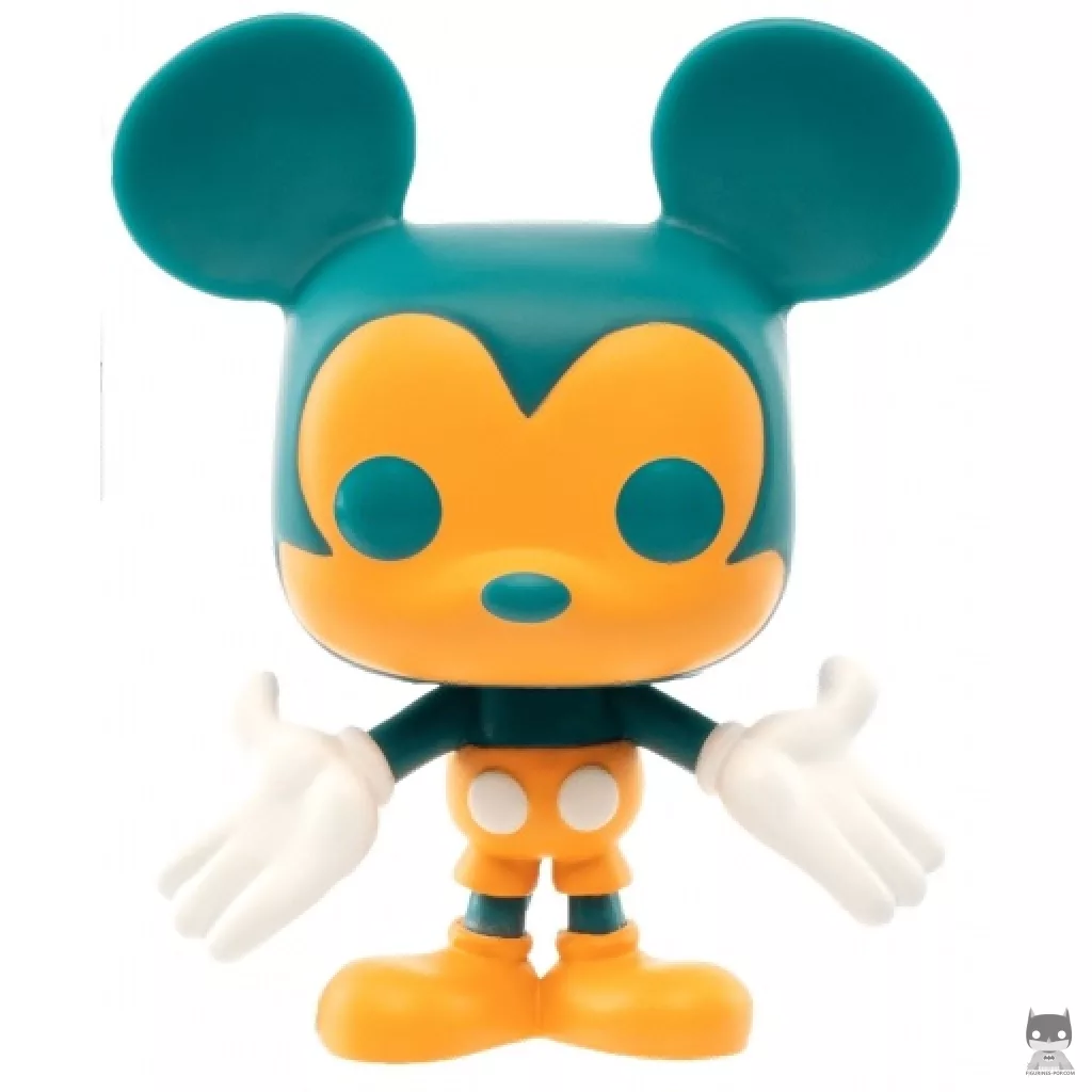 Figurine Funko POP Mickey Mouse (Orange & Bleu ciel) (Mickey Mouse 90 Ans)