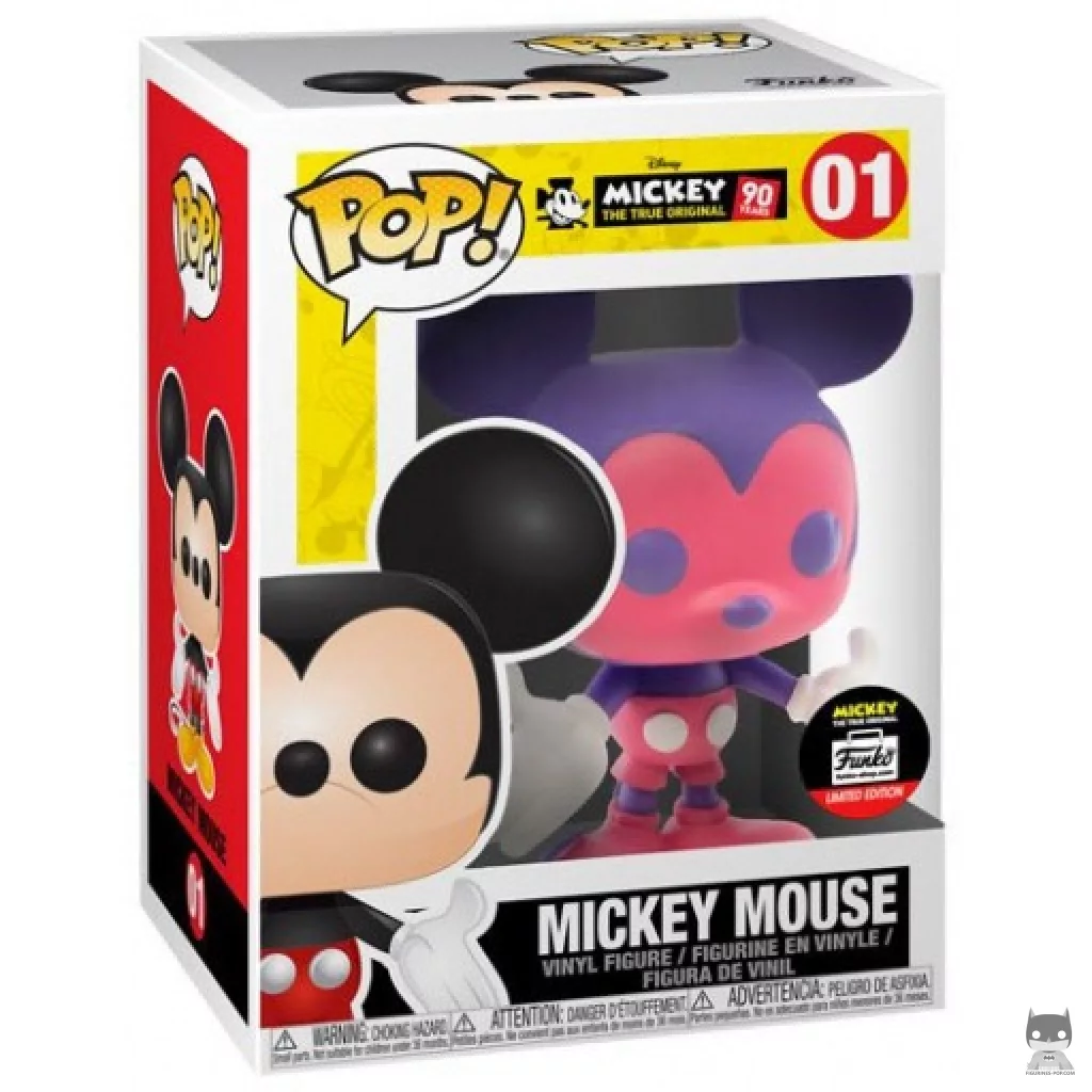 Figurine Funko POP Mickey Mouse (Rose & Violet) avec boîte