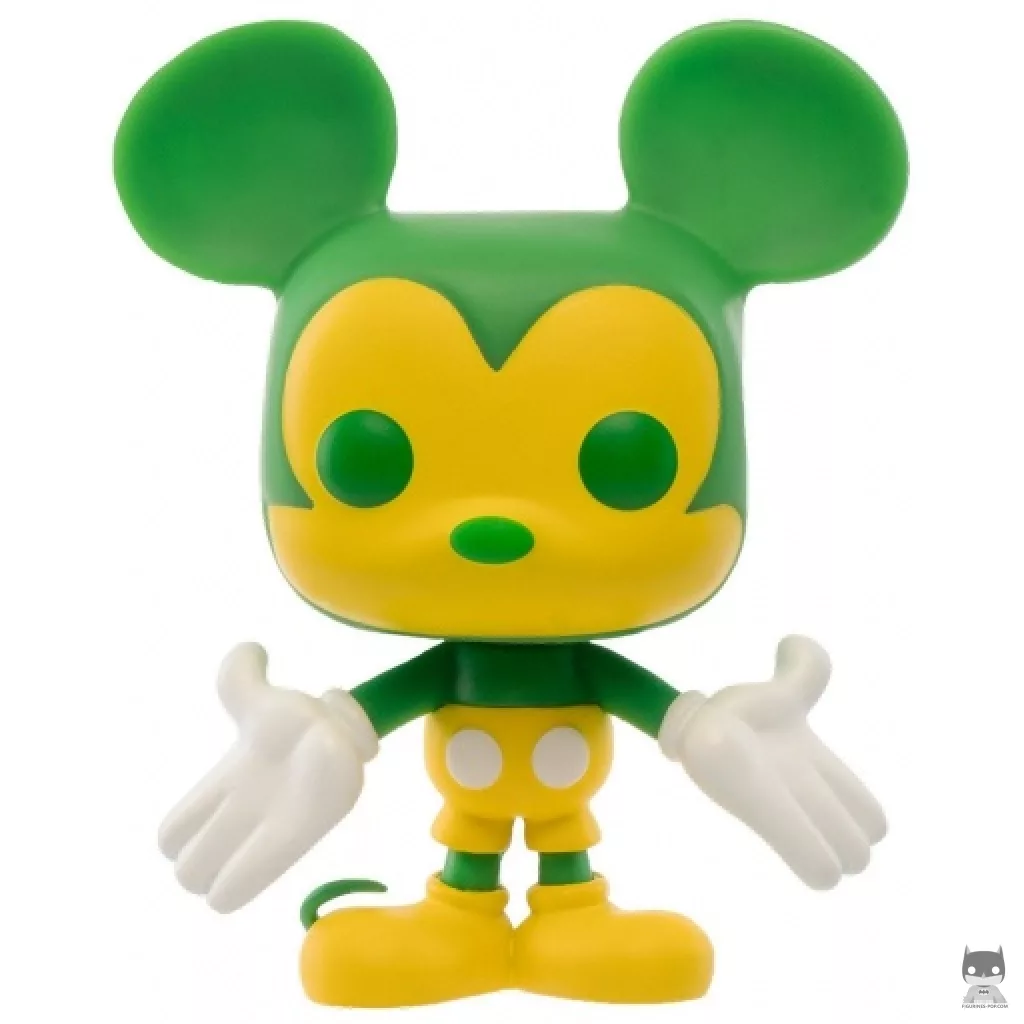 Figurine Funko POP Mickey Mouse (Vert & Jaune) (Mickey Mouse 90 Ans)