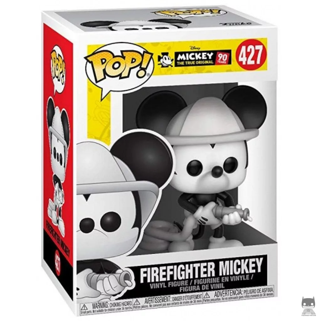 Figurine Funko POP Mickey Mouse Pompier avec boîte