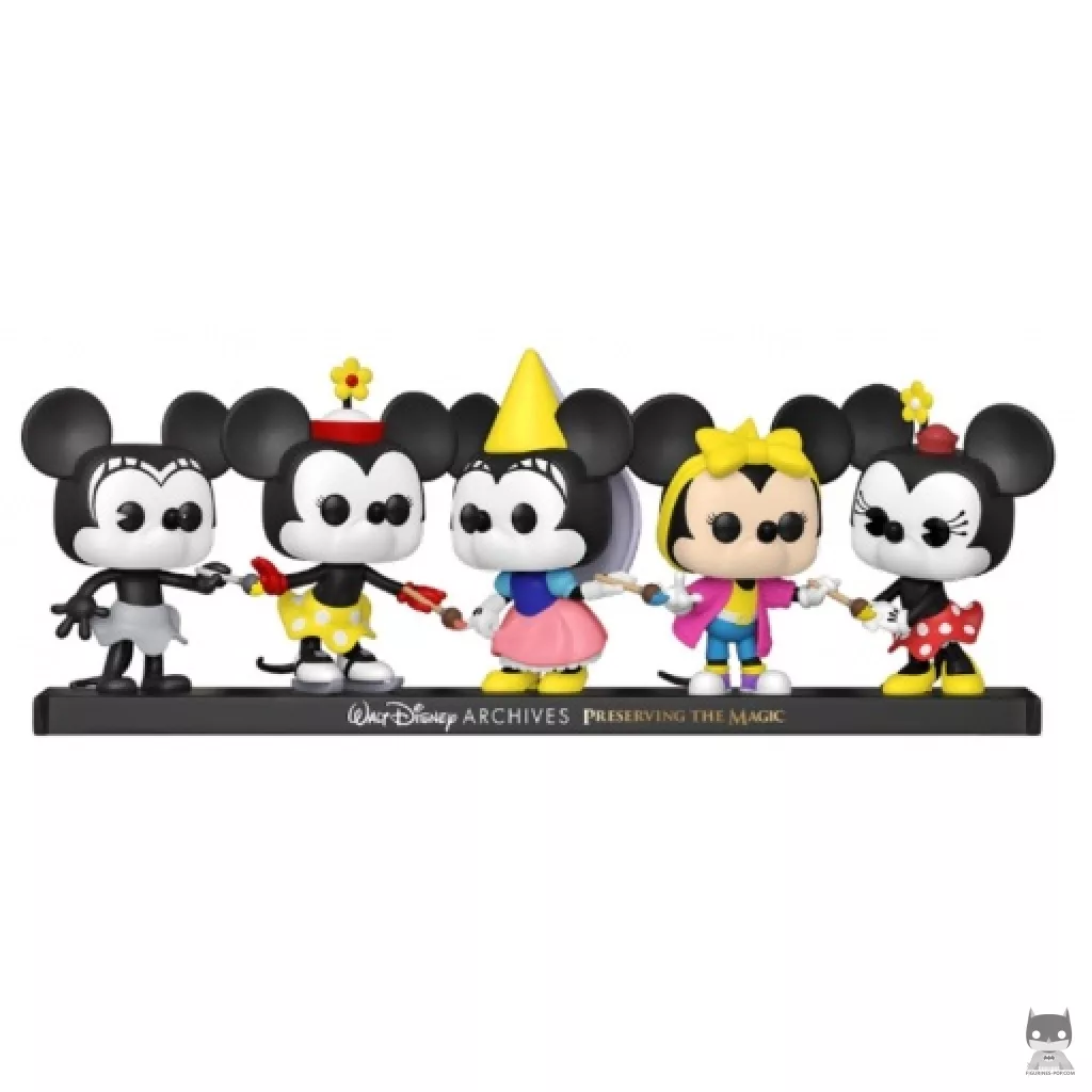 Figurine Funko POP Plane Crazy Minnie, Minnie Patins à Glace, Princesse Minnie, Totally Minnie & Minnie Mouse (Mickey Mouse & ses Amis)