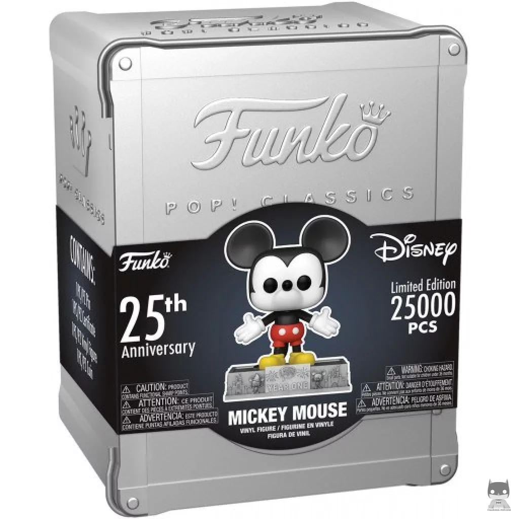 Figurine Funko POP Mickey Mouse (Célébration 25 Ans) (Mickey Mouse & ses Amis)