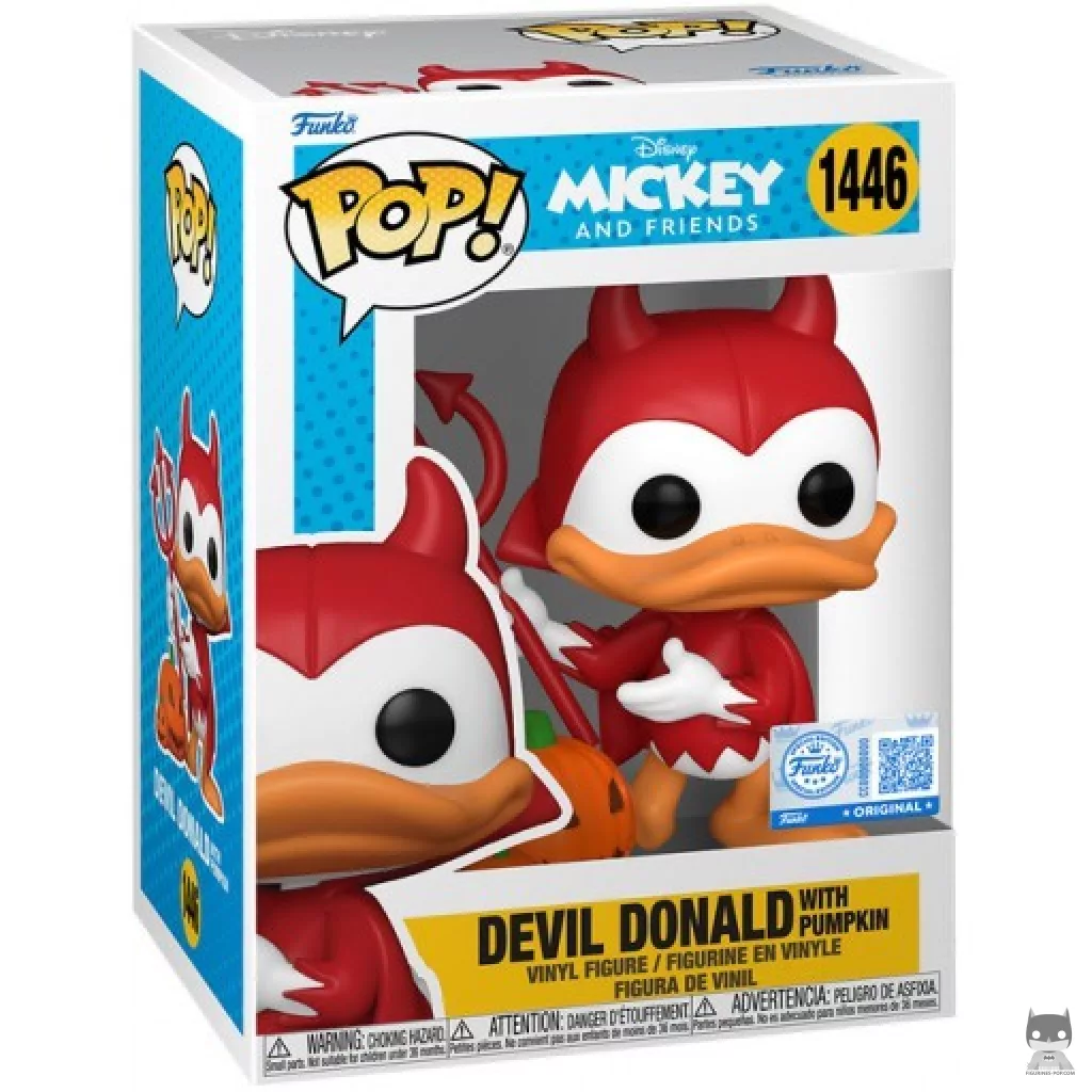Figurine Funko POP Donald Démon avec Citrouille avec boîte