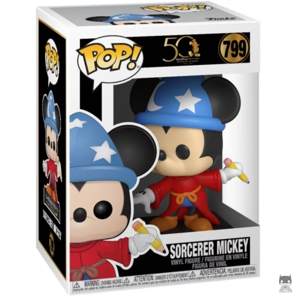 Figurine Funko POP Mickey Sorcier avec boîte