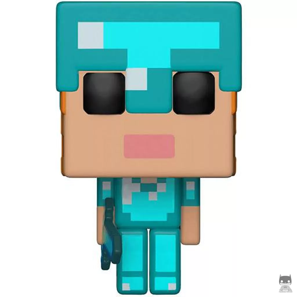 Figurine Funko POP Alex avec Armure Diamant (Minecraft)