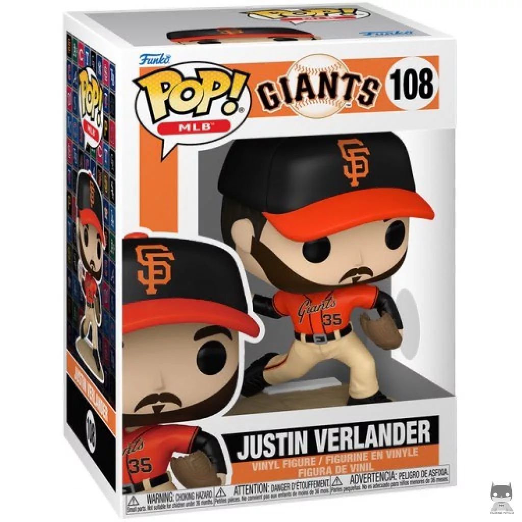 Figurine Funko POP Justin Verlander avec boîte