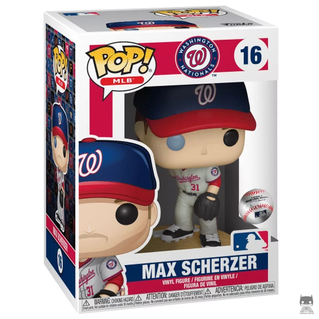 Figurine Funko POP Max Scherzer avec boîte