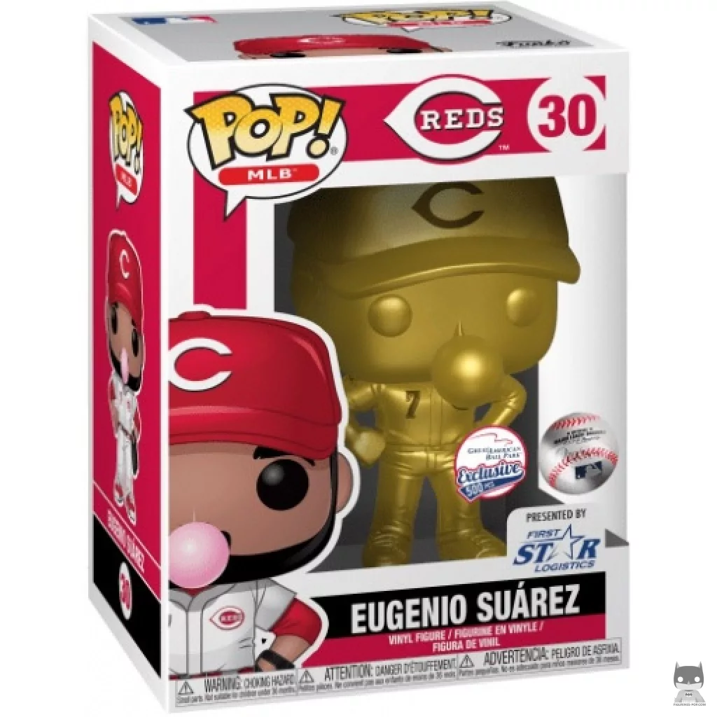 Figurine Funko POP Eugenio Suarez (Or) avec boîte