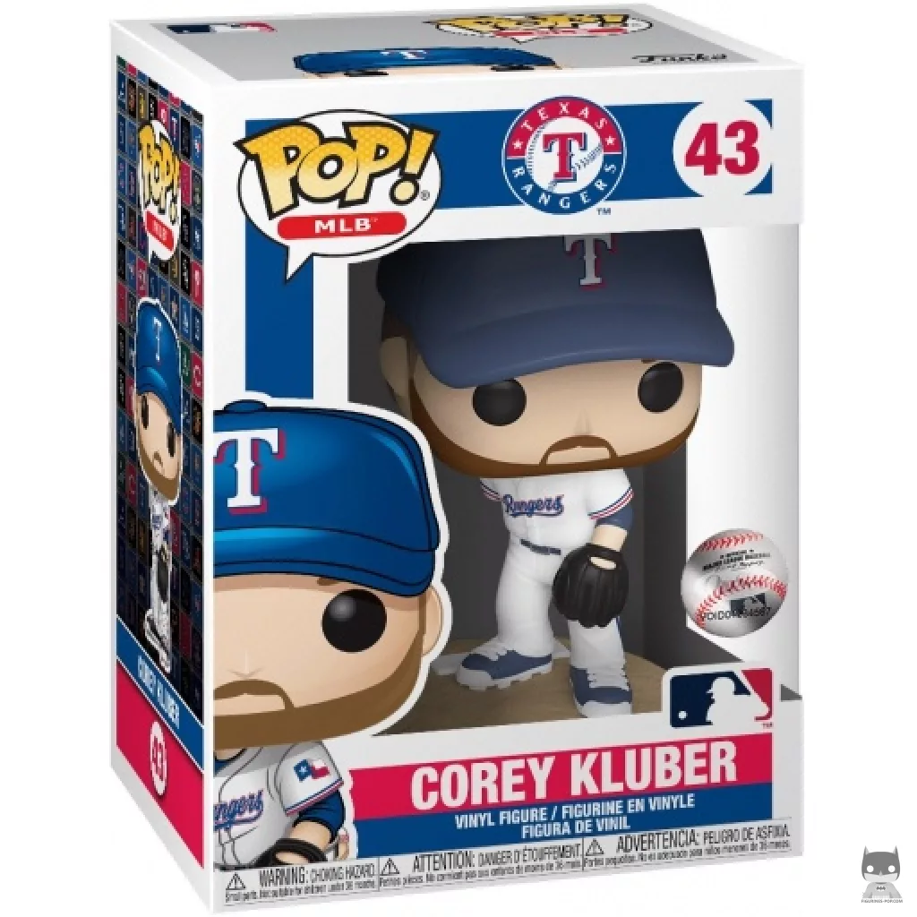 Figurine Funko POP Corey Kluber avec boîte