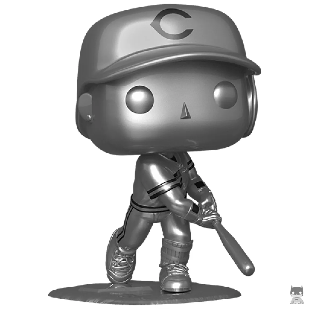 Figurine Funko POP Eric Davis (Silver) (MLB : Ligue Majeure de Baseball)