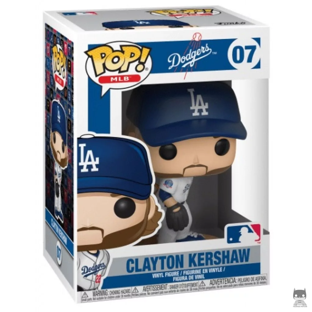 Figurine Funko POP Clayton Kershaw avec boîte