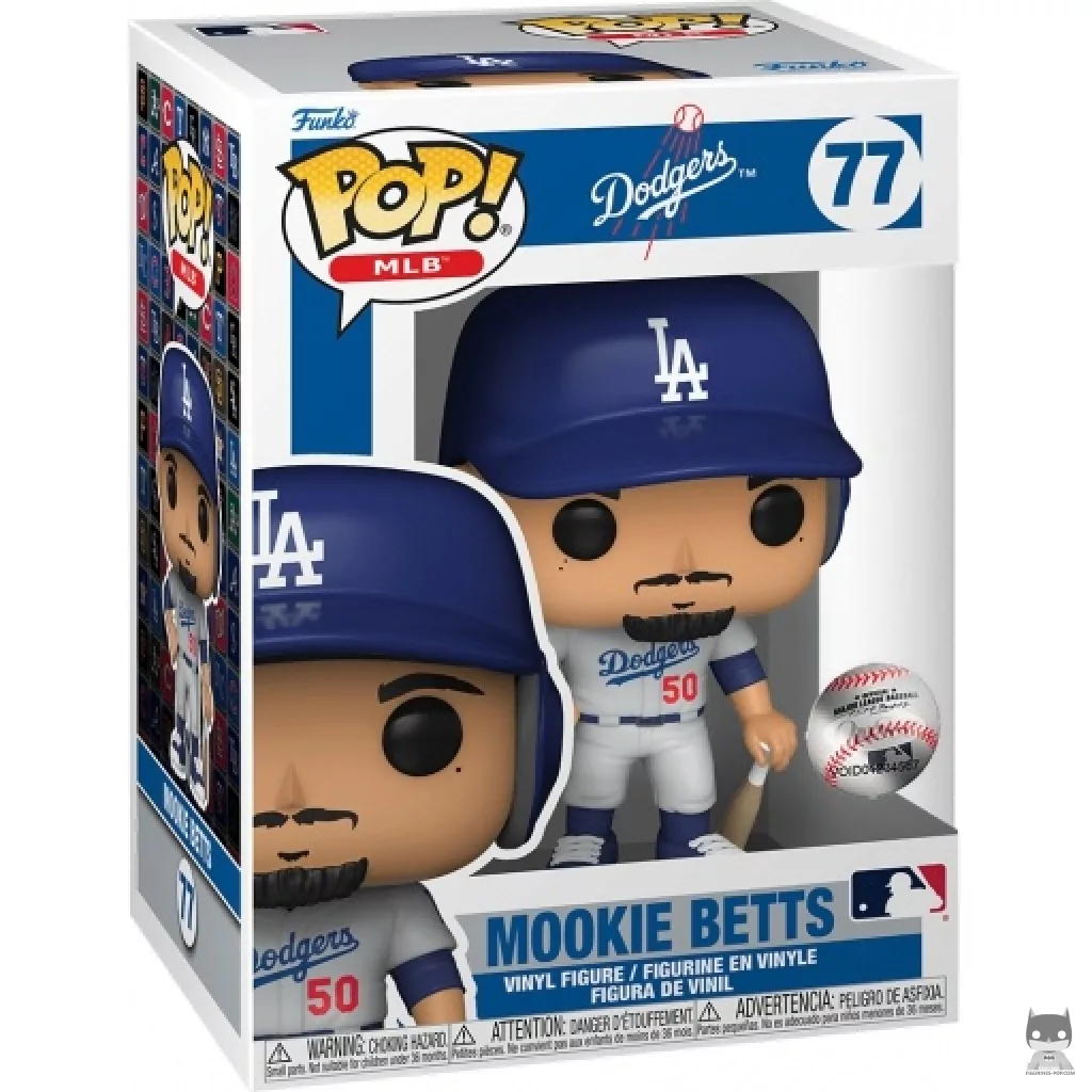 Figurine Funko POP Mookie Betts avec boîte