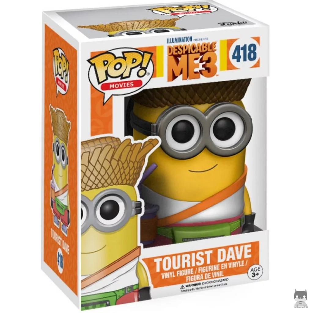 Figurine Funko POP Dave Touriste avec boîte