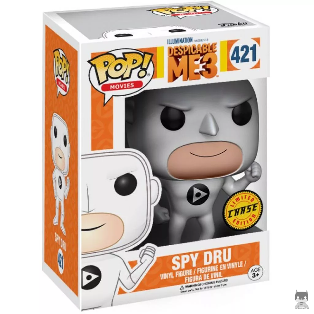 Figurine Funko POP Gru Espion (Chase) avec boîte
