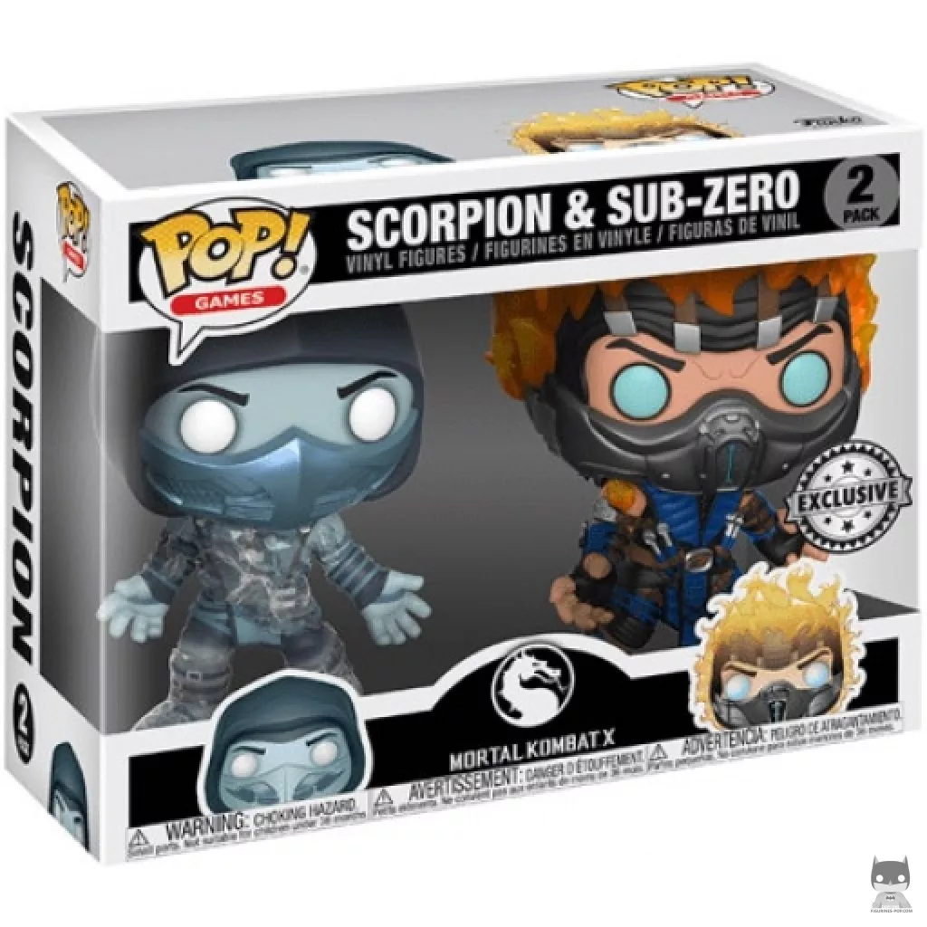 Figurine Funko POP Scorpion & Sub-zero avec boîte