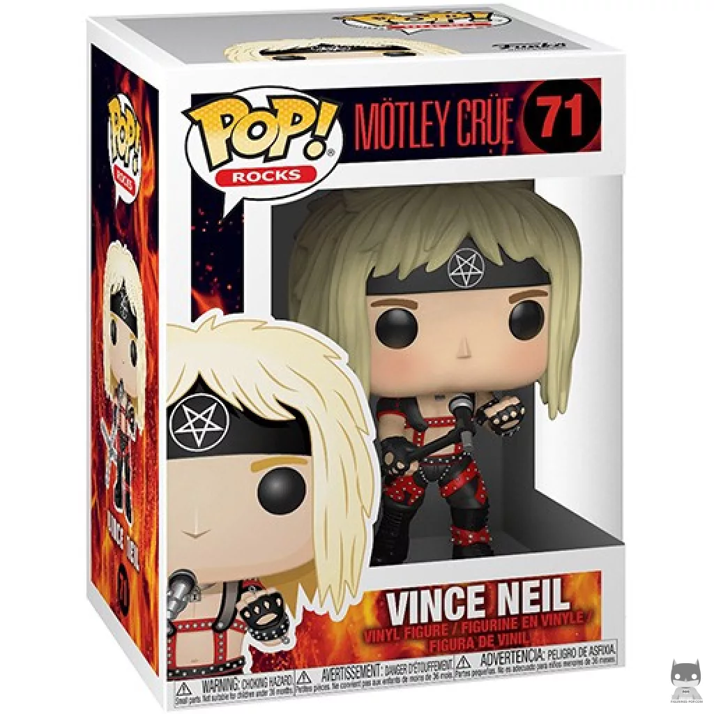 Figurine Funko POP Vince Neil avec boîte