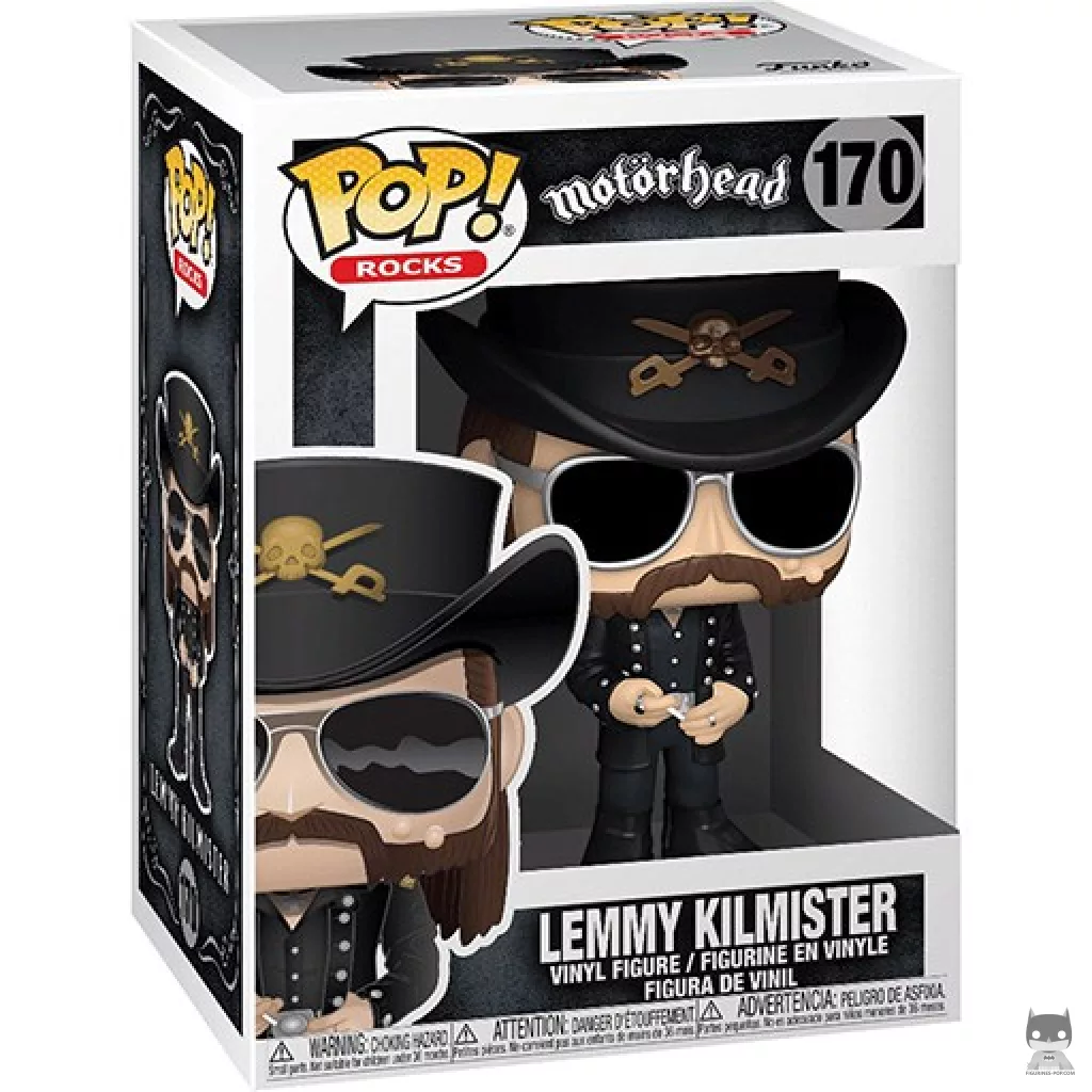Figurine Funko POP Lemmy Kilmister avec boîte