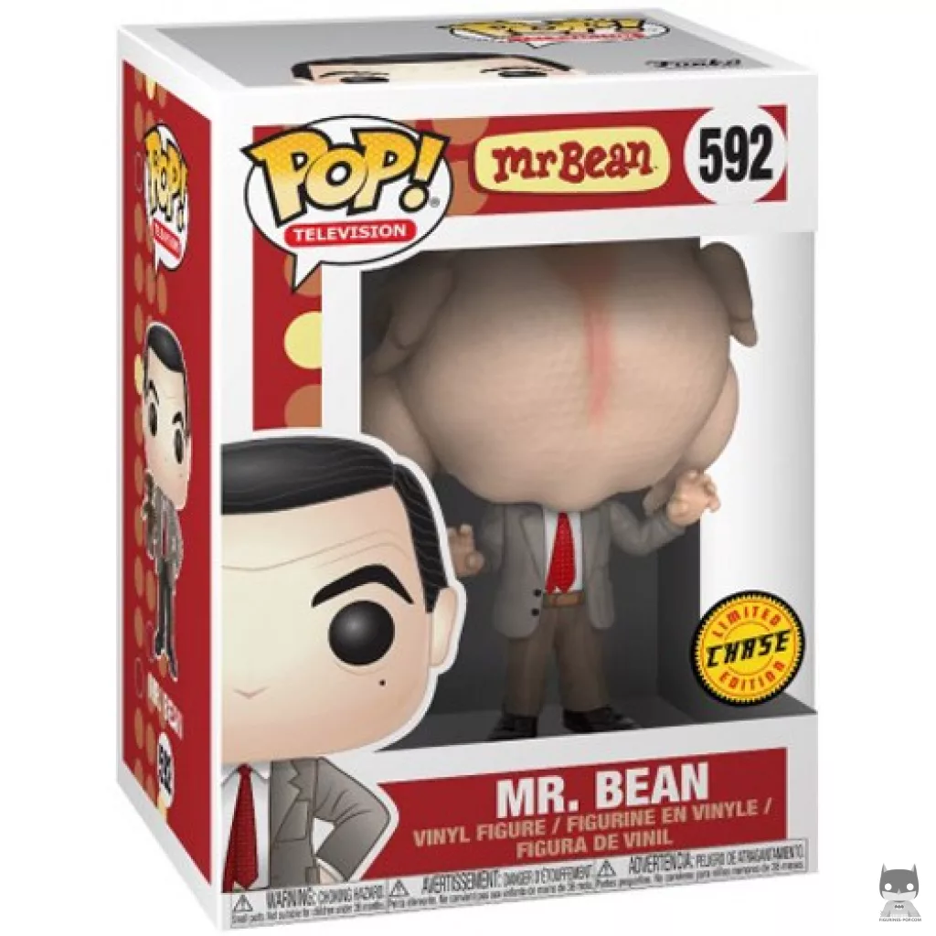 Figurine Funko POP Mr. Bean (avec Dinde) (Chase) avec boîte