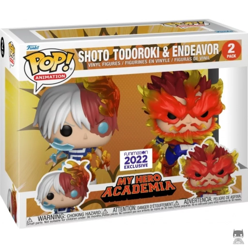 Figurine Funko POP Shoto Todoroki & Endeavor avec boîte