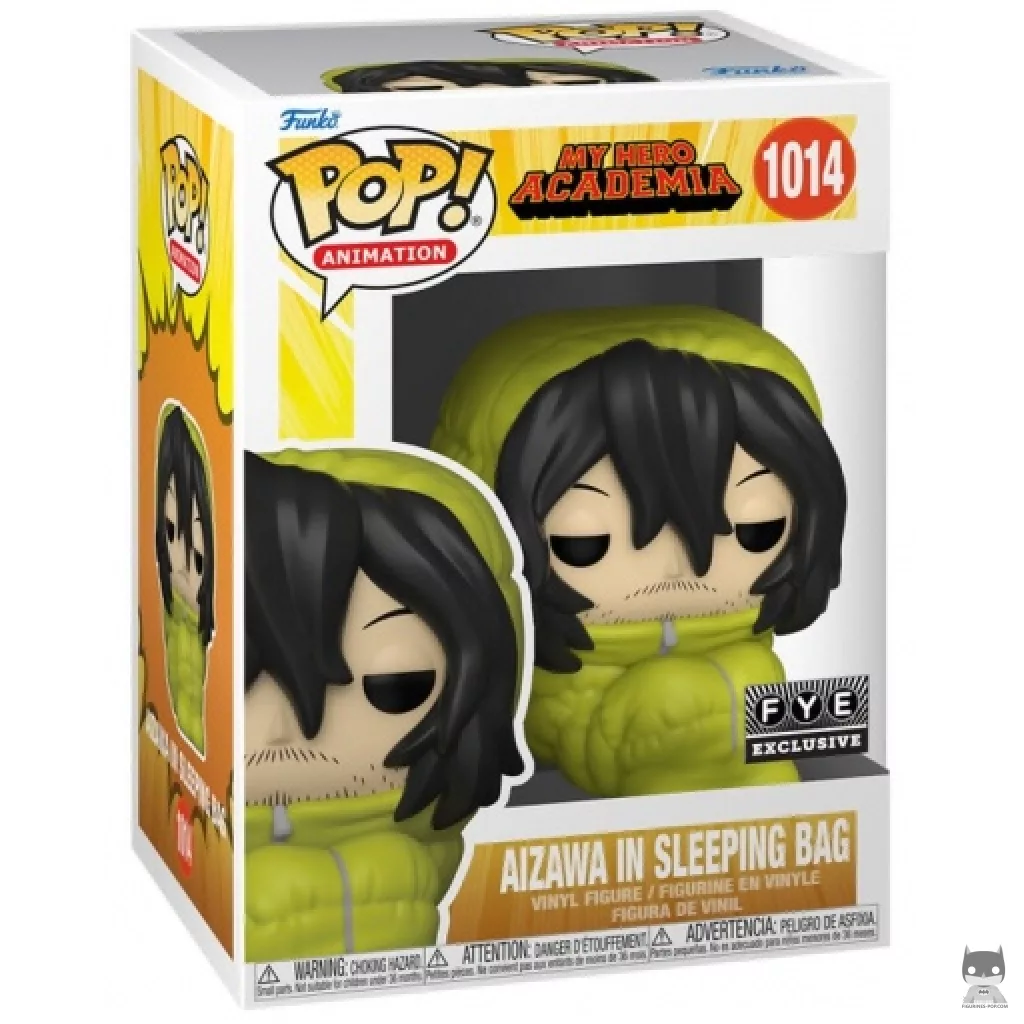 Figurine Funko POP Aizawa dans un Sac de Couchage avec boîte