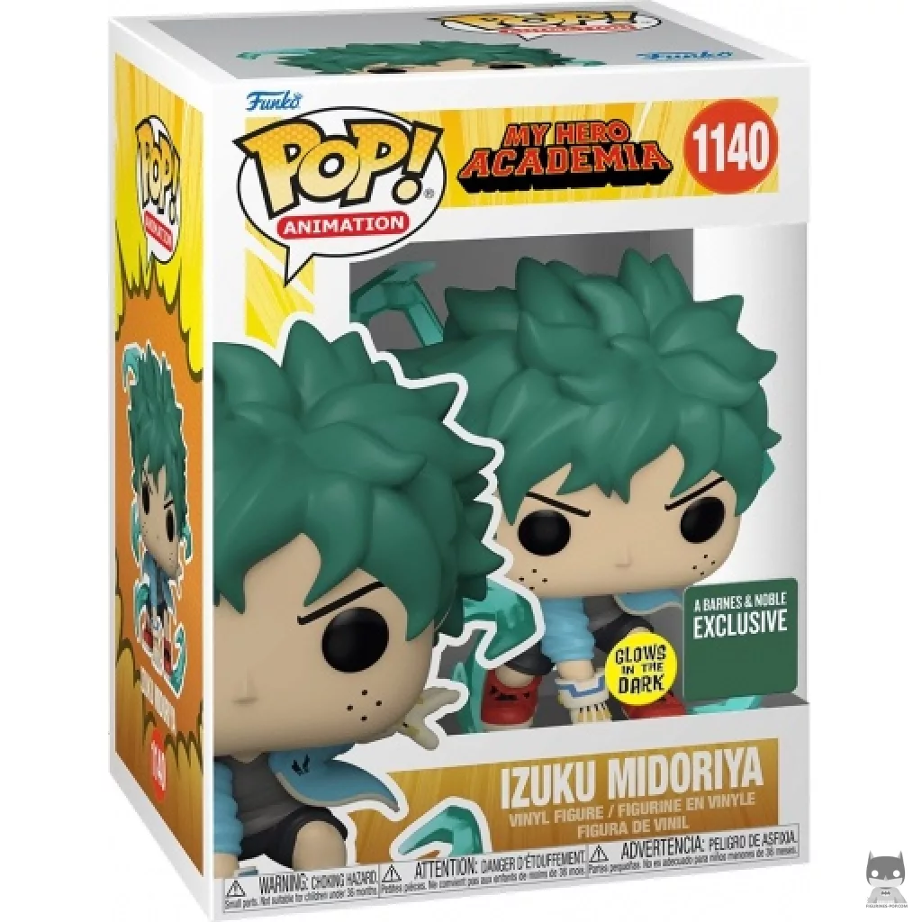Figurine Funko POP Izuku Midoriya (Glow in the Dark) avec boîte