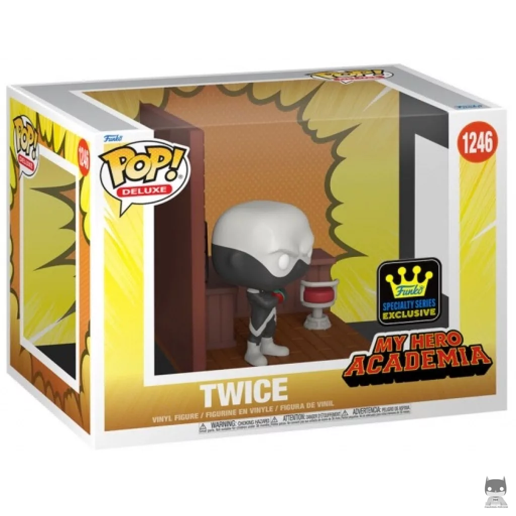 Figurine Funko POP League of Villains : Twice avec boîte