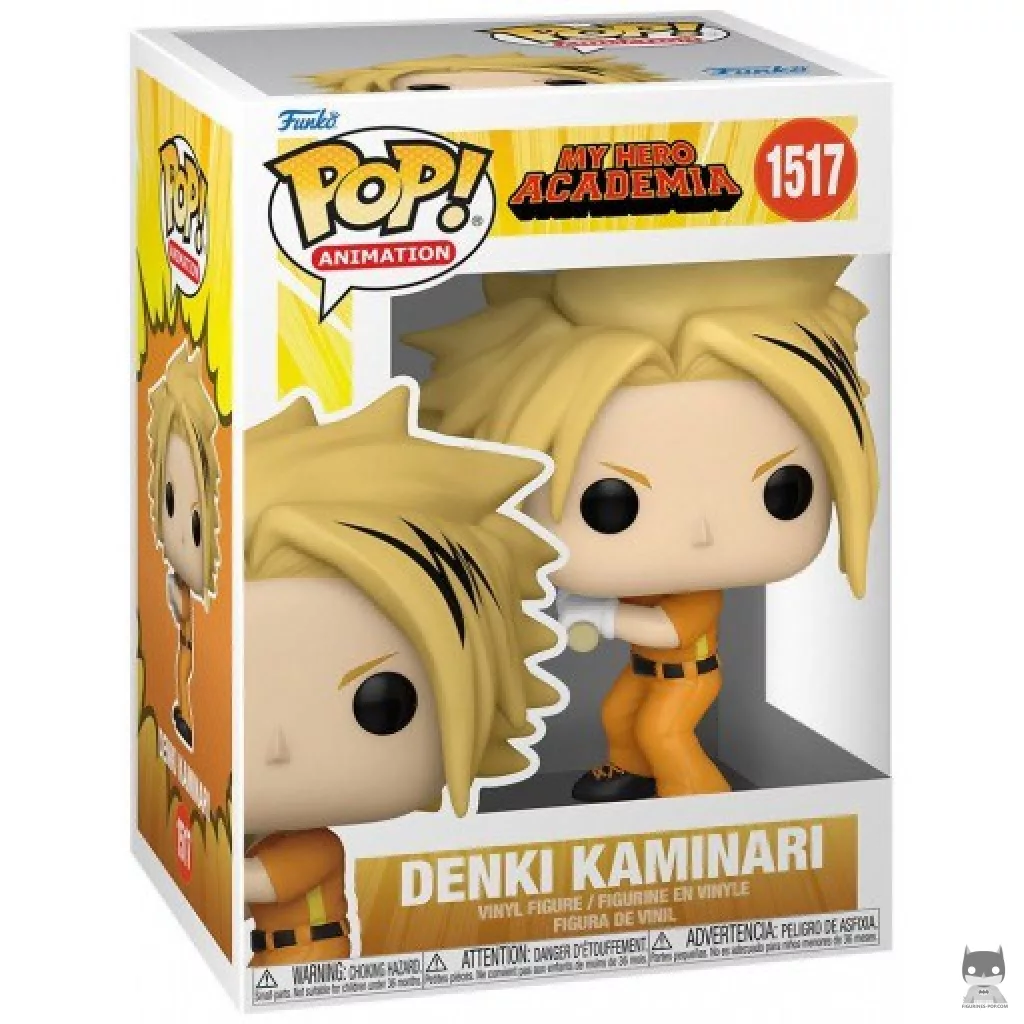 Figurine Funko POP Denki Kaminari (Hero League Baseball) avec boîte