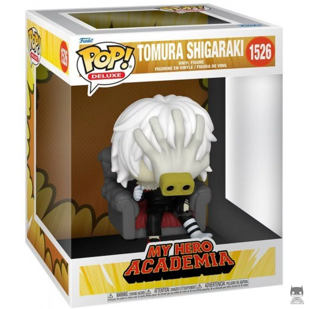 Figurine Funko POP Tomura Shigaraki sur Chaise avec boîte