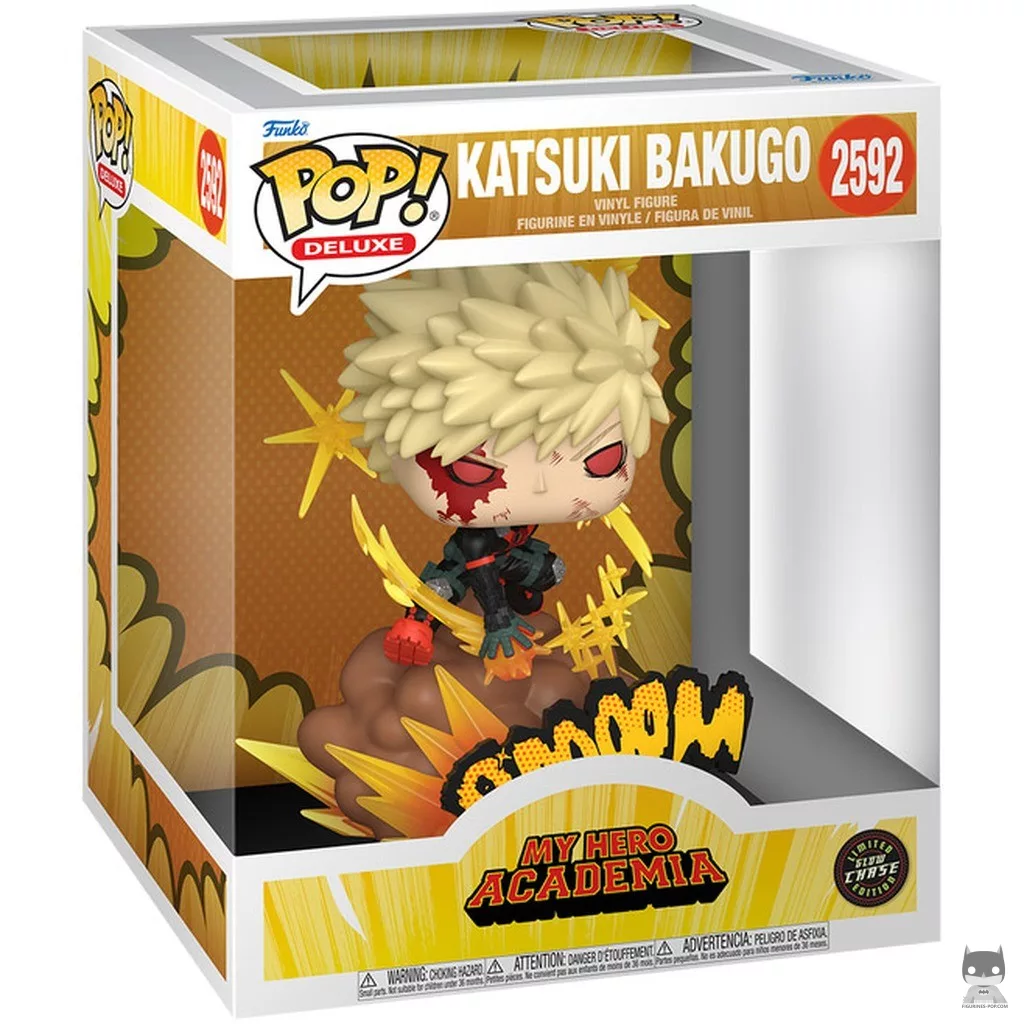 Figurine Funko POP Katsuki Bakugo (Chase & Glow in the Dark) avec boîte