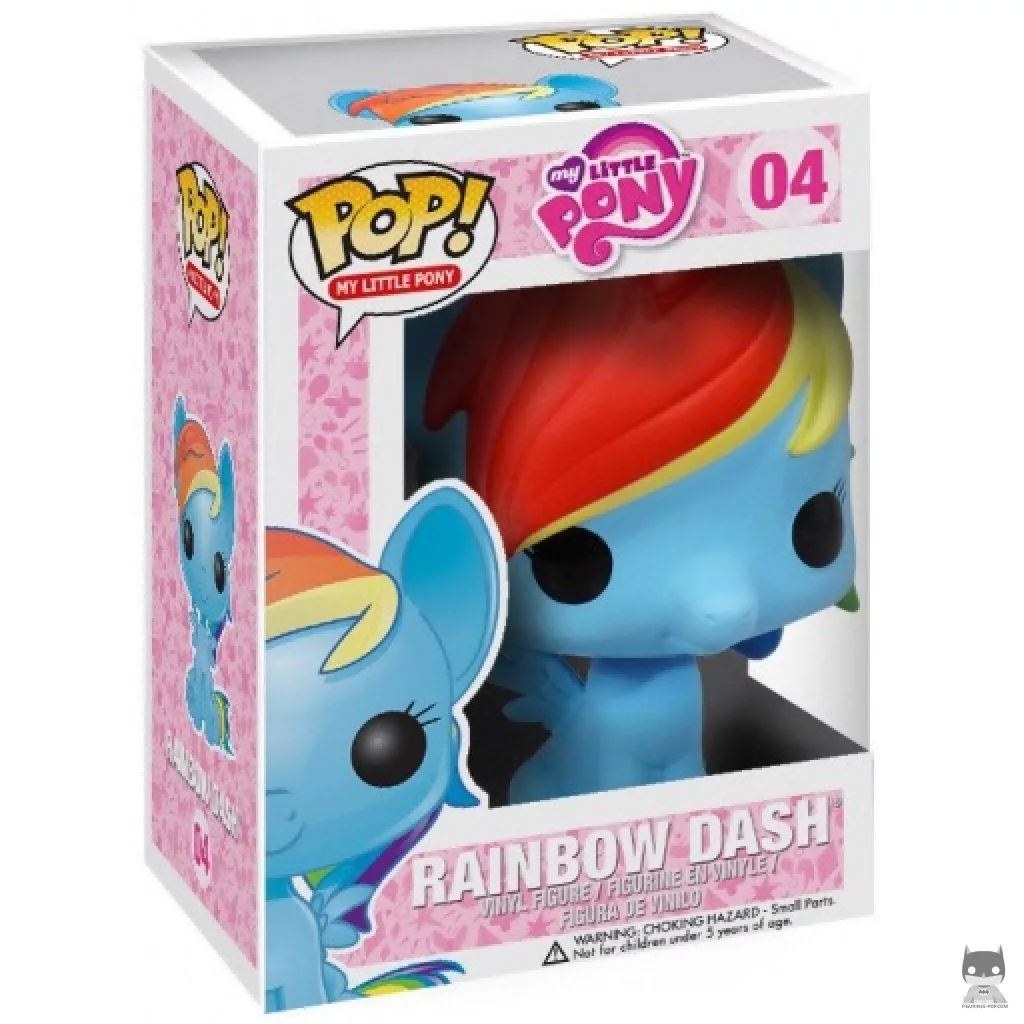 Figurine Funko POP Rainbow Dash avec boîte