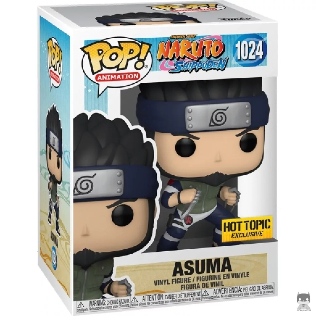 Figurine Funko POP Asuma (Metallic) avec boîte