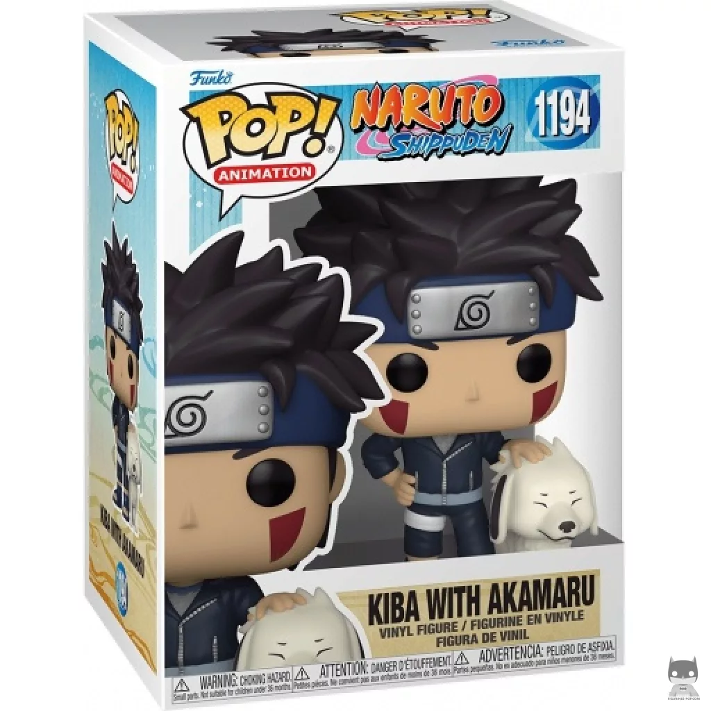 Figurine Funko POP Kiba avec Akamaru avec boîte