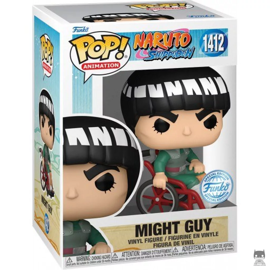 Figurine Funko POP Gaï Maito en Fauteuil Roulant avec boîte