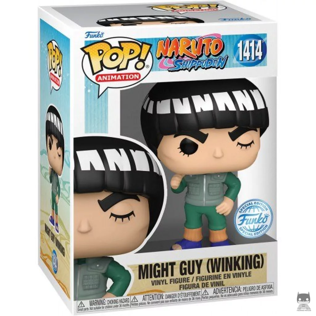 Figurine Funko POP Gaï Maito Clin d'oeil avec boîte