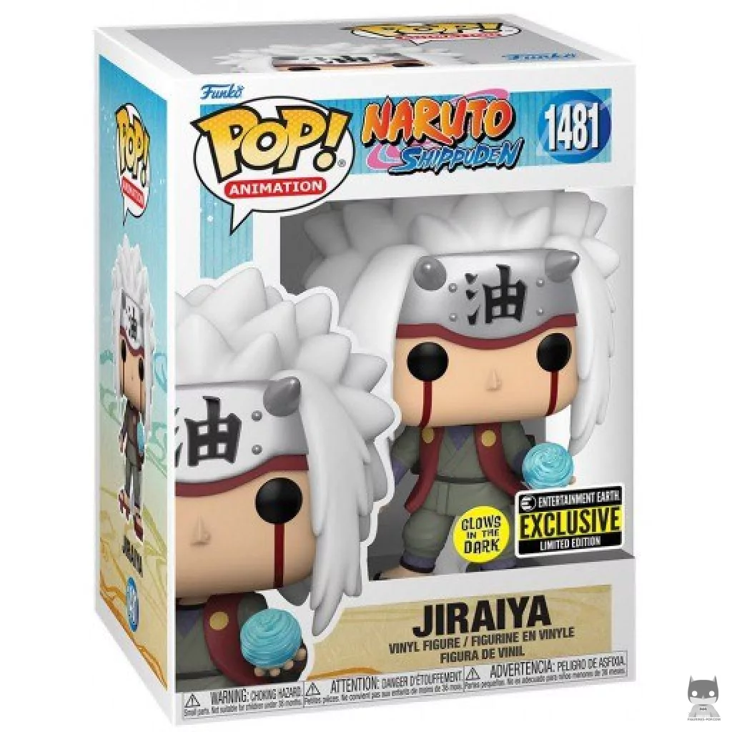 Figurine Funko POP Jiraiya (Glow in the Dark) avec boîte