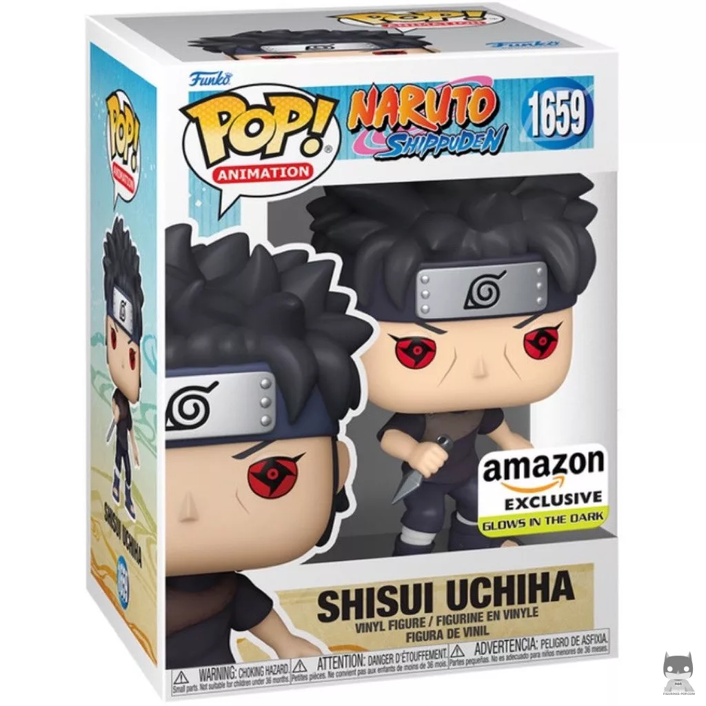 Figurine Funko POP Shisui Uchiwa (Glow in the Dark) avec boîte