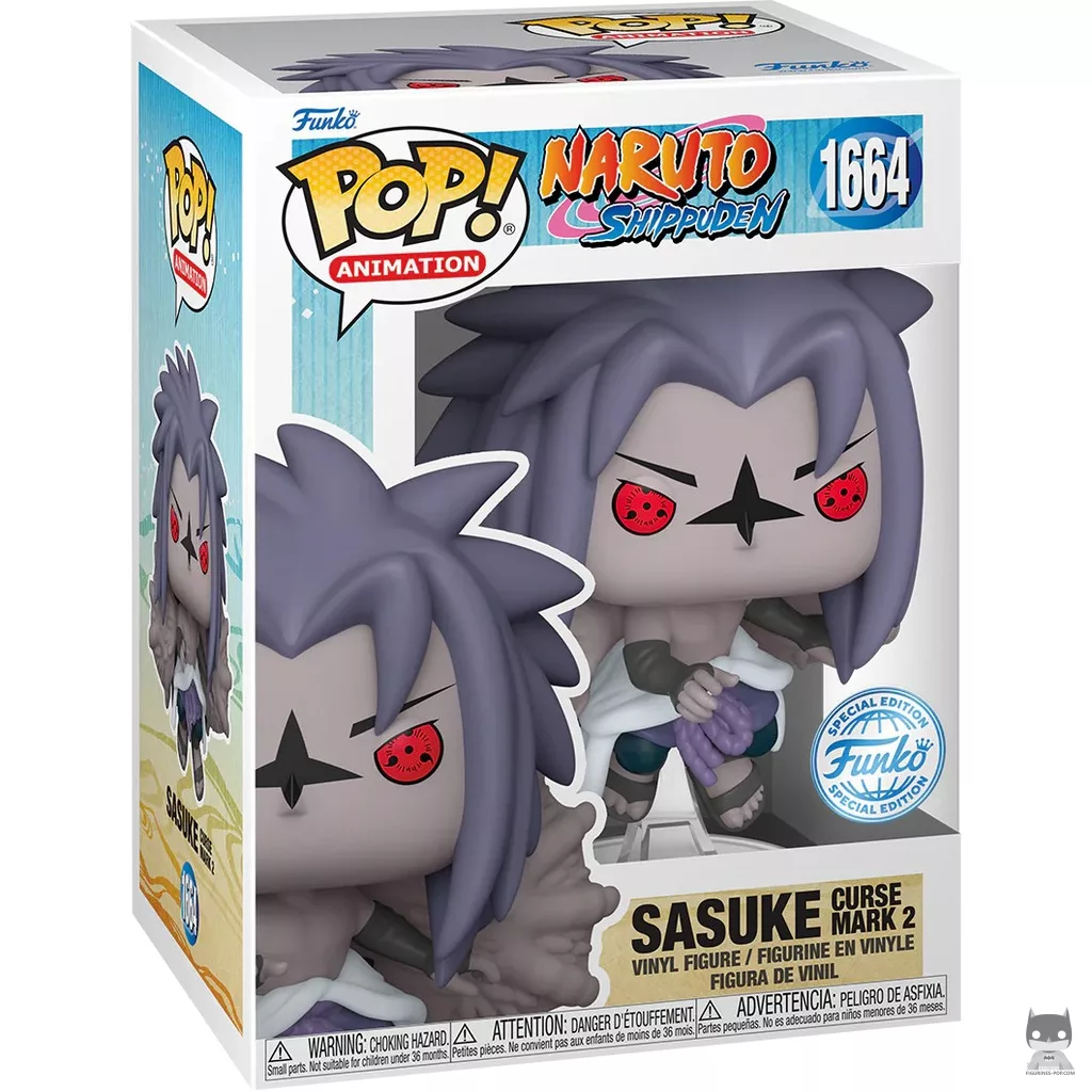 Figurine Funko POP Sasuke (marque maudite 2) (Naruto Shippuden)