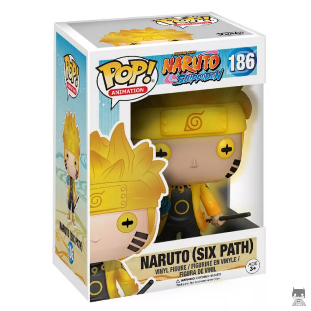Figurine Funko POP Naruto Uzumaki (Six Chemins) (Glow) avec boîte
