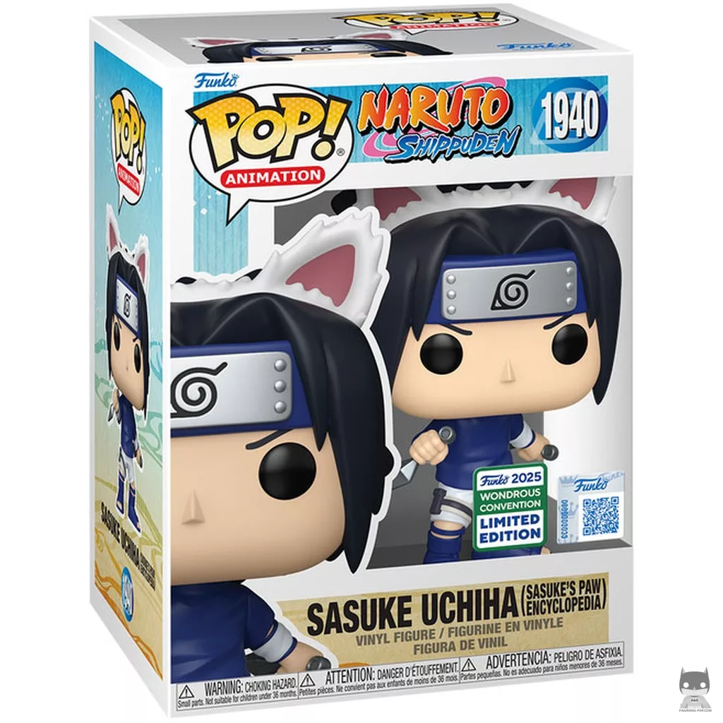 Figurine Funko POP Sasuke Uchiwa avec boîte