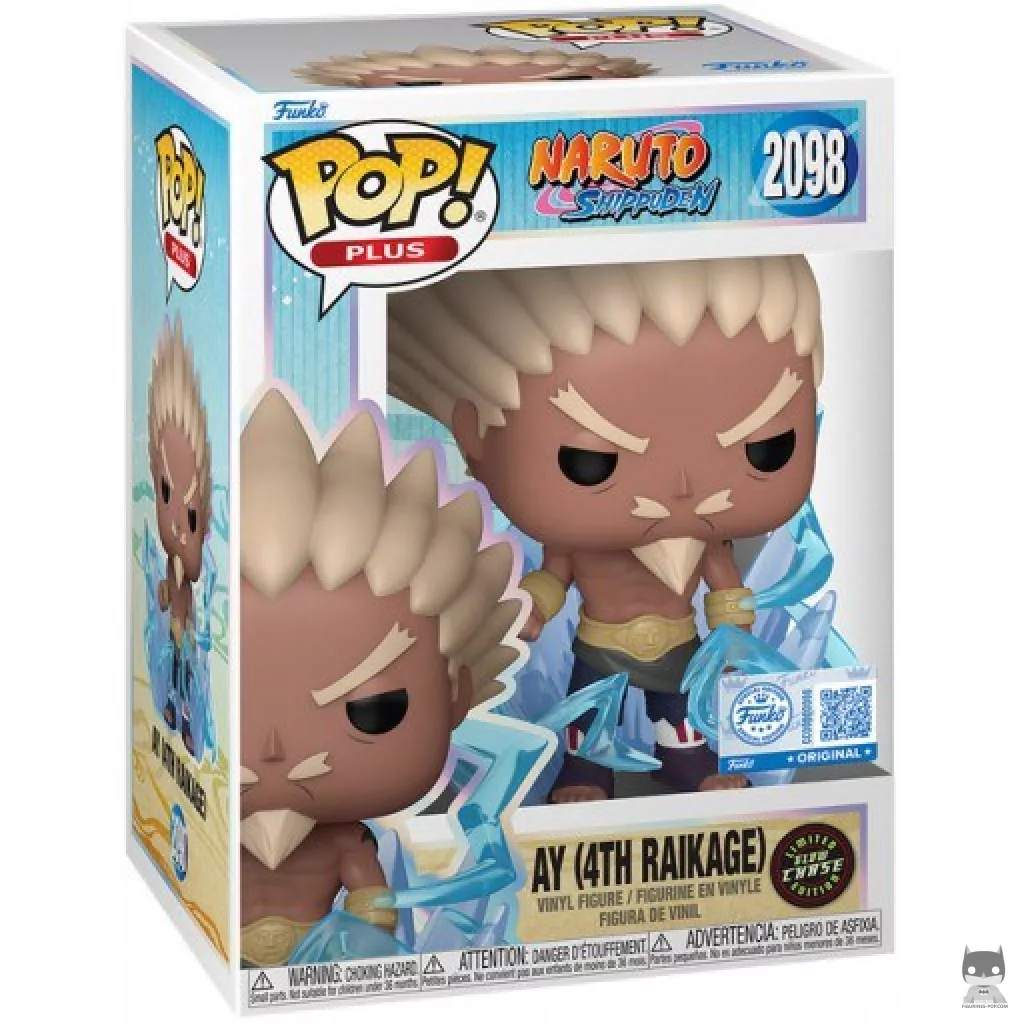 Figurine Funko POP A (Quatrième Raikage) (Chase & Glow in the Dark) avec boîte
